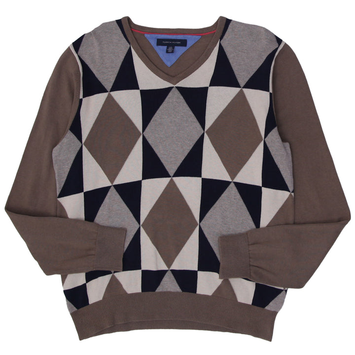 Mens Tommy Hilfiger V-Neck Long Sleeve Sweater