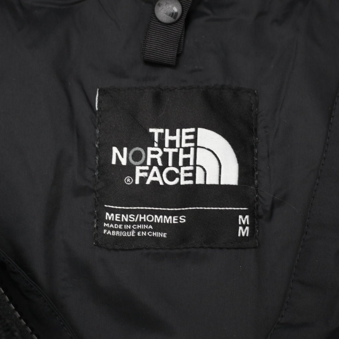 Vintage The North Face Black Hooded Lightweight Zipper Jacket M | Migration_Jackets - Back View | Fashion Rerun