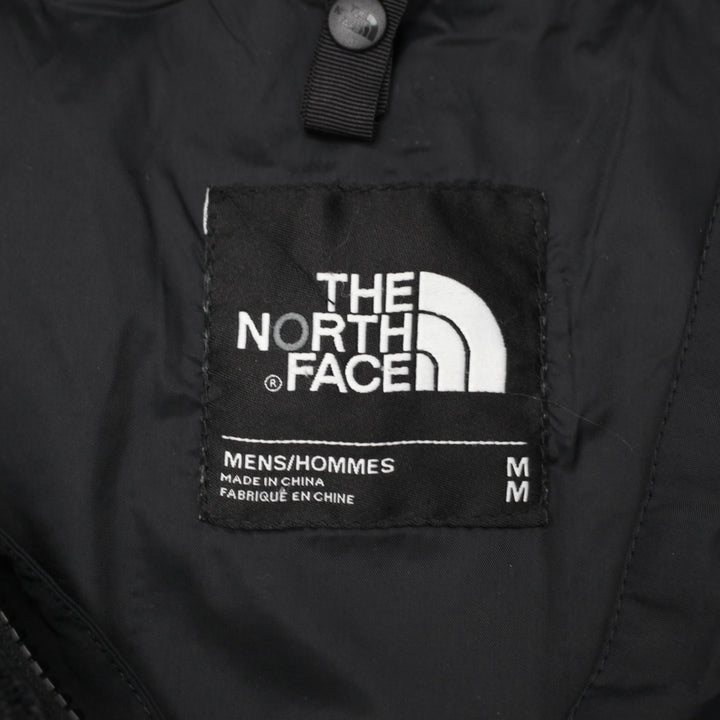 Vintage The North Face Black Hooded Lightweight Zipper Jacket M | Migration_Jackets - Back View | Fashion Rerun