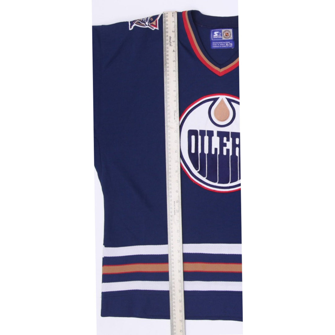 Vintage Starter Edmonton Oilers NHL Hockey Jersey 90s Men Size XL