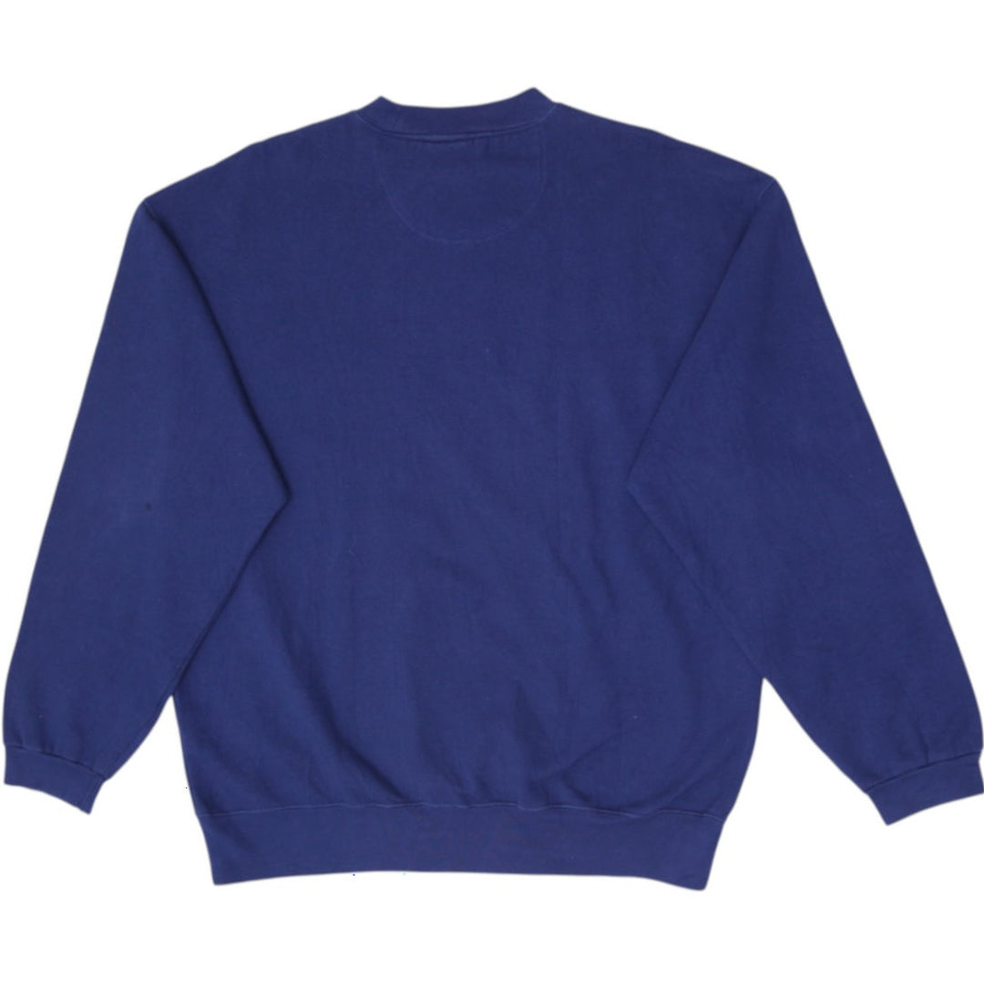 Vintage 20s Nike Team NHL Toronto Maple Leafs Center Swoosh Sweatshirt Navy L