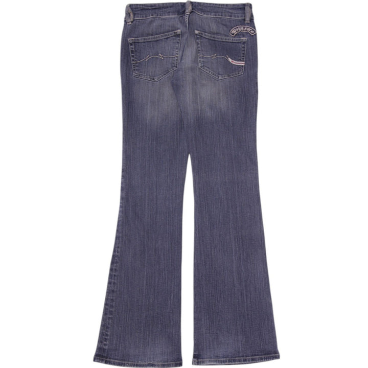 Y2K Ladies Parasuco Cult Denim Y2K Snap Waist Low Rise Bootcut Jeans Size 28