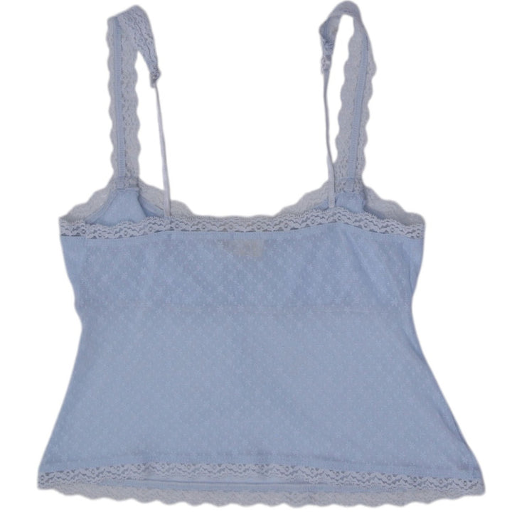 Y2K Ladies Eberjey Pointelle Lace Cami Top Size M