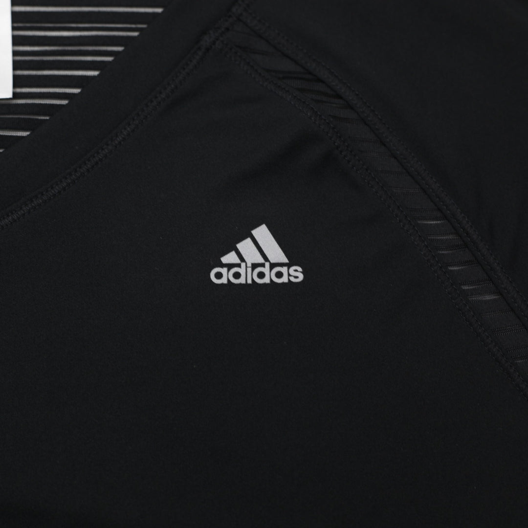 Ladies Adidas Climalite T-Shirt Black Moisture Wicking Activewear Size M