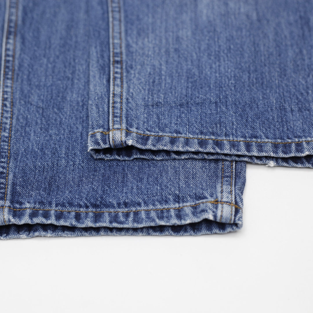 Mens Carhartt WIP Jacob Pant W34 Washed Straight Denim Jeans Size 34