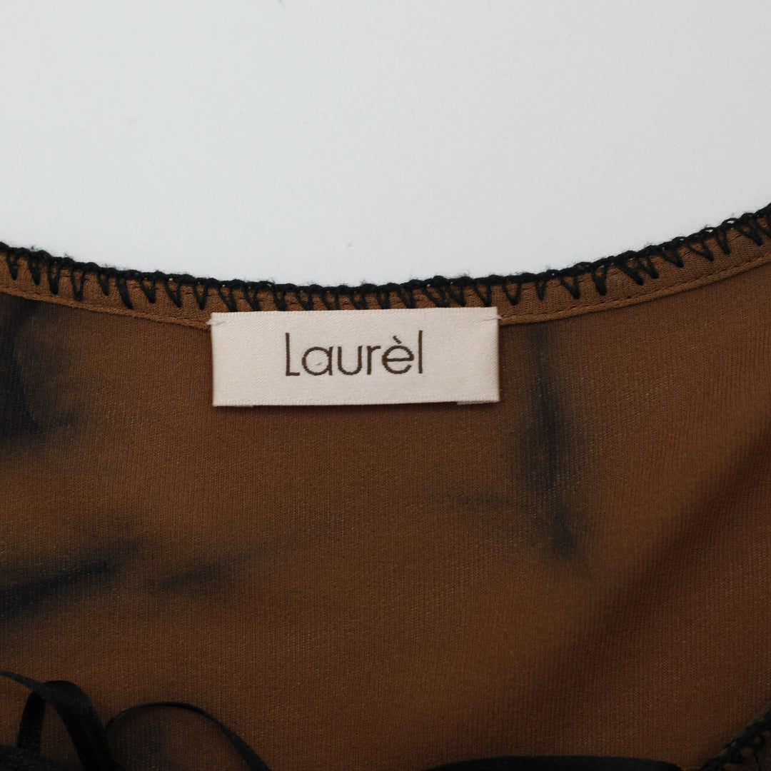 Y2K Laurèl Tie Dye Long Sleeve Top Size 40 | Migration_Y2K Tops - Back View | Fashion Rerun