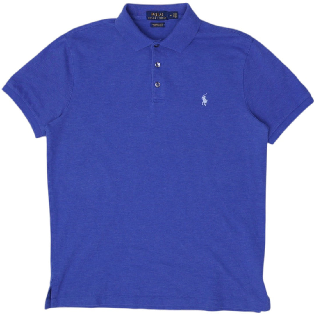 Ralph Lauren Polo Blue Custom Slim Fit Stretch Mesh Shirt Size M | Migration_T-Shirts | Fashion Rerun