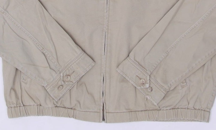 Mens Polo By Ralph Lauren Zip Up Slightly Distressed Harrington Jacket