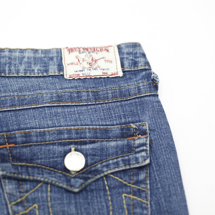 Y2K Ladies True Religion Straight Denim Jeans Size 29