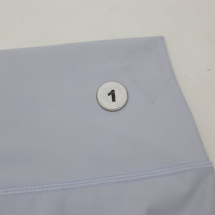 Ladies Lululemon High-Rise Leggings Light Lavender Pastel Blue Athletic Tights Size 14