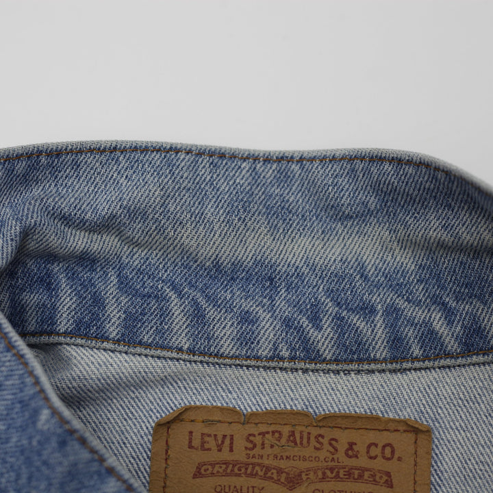 Vintage 90s Levis 75532 Denim Trucker Jacket Size M | Migration_Jackets - View 6 | Fashion Rerun