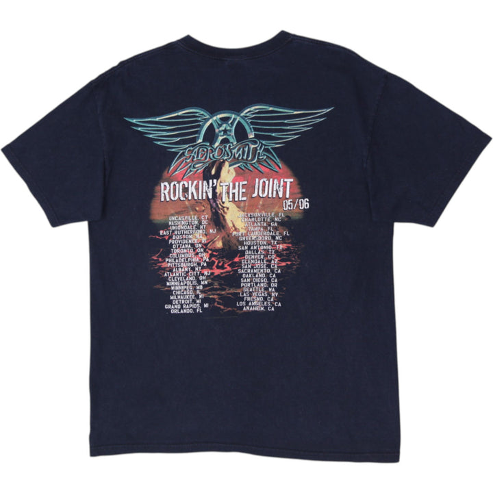 Vintage 2005 Anvil Aerosmith Rockin The Joint Tour T-Shirt Size XL
