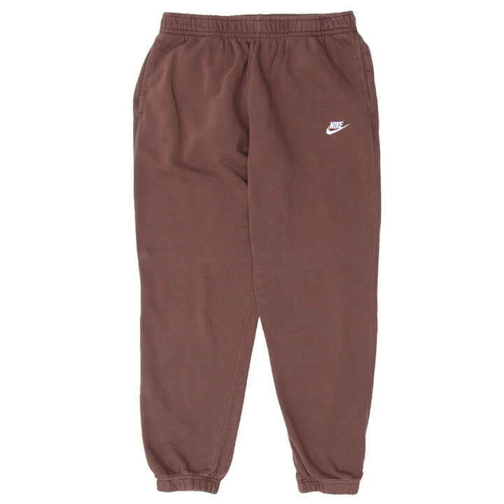 Mens Nike Embroidered Sweatpants Brown - Fashion Rerun Vintage Migration_Pants