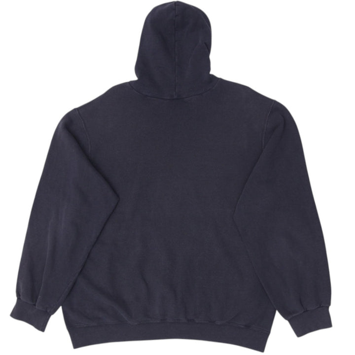 Vintage Nike Embroidered Center Swoosh Logo Black Pullover Hoodie Large | Migration_Hoodies - Side View | Fashion Rerun