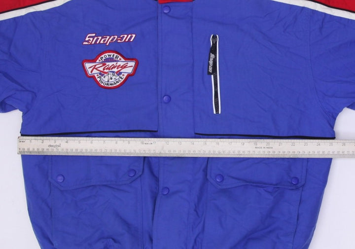 Mens Choko Motorsports Snap On Power Racking Puffer Jacket