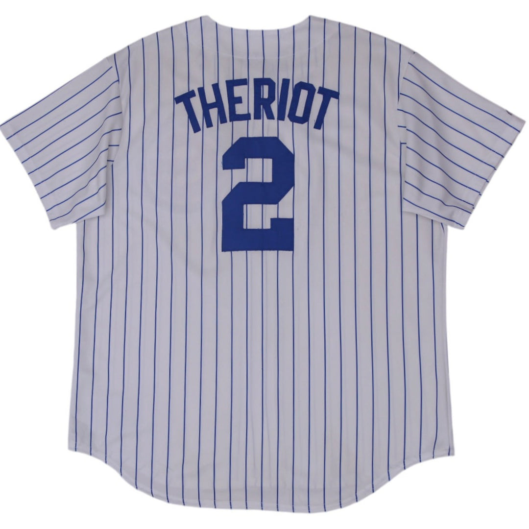 Vintage Mens Chicago Cubs Majestic MLB Baseball Jersey Size XL | Migration_Jerseys - Side View | Fashion Rerun