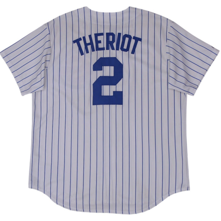 Vintage Mens Chicago Cubs Majestic MLB Baseball Jersey Size XL | Migration_Jerseys - Side View | Fashion Rerun