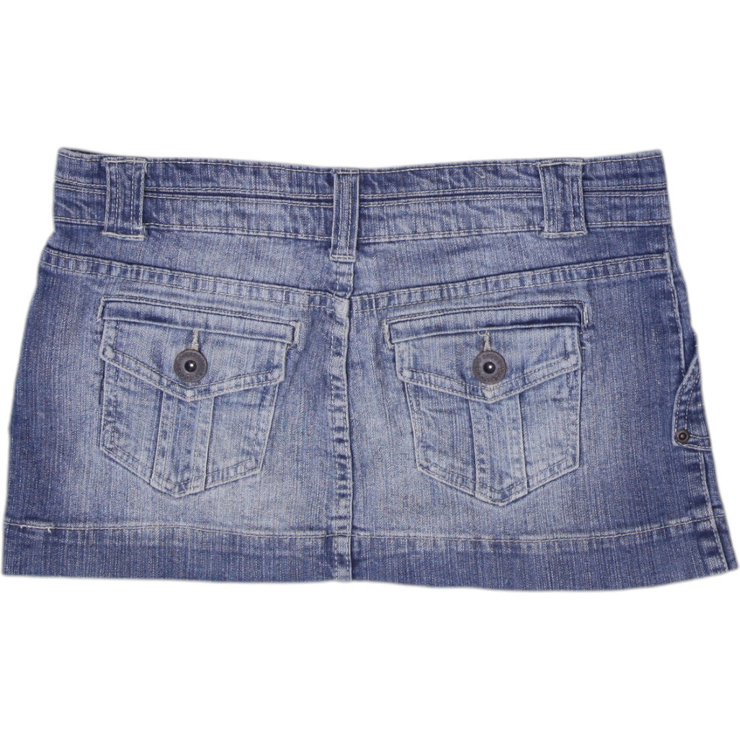 Y2K Ladies Streetwear Society Low Rise Whiskered Mini Skirt