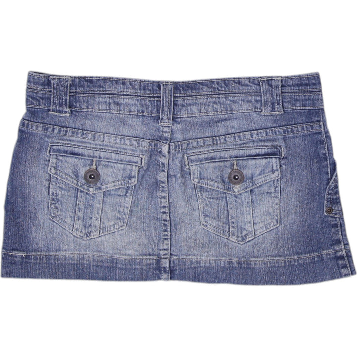 Y2K Ladies Streetwear Society Low Rise Whiskered Mini Skirt