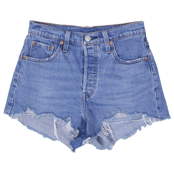 Ladies Levis 501 Waterless Button Fly Denim Shorts