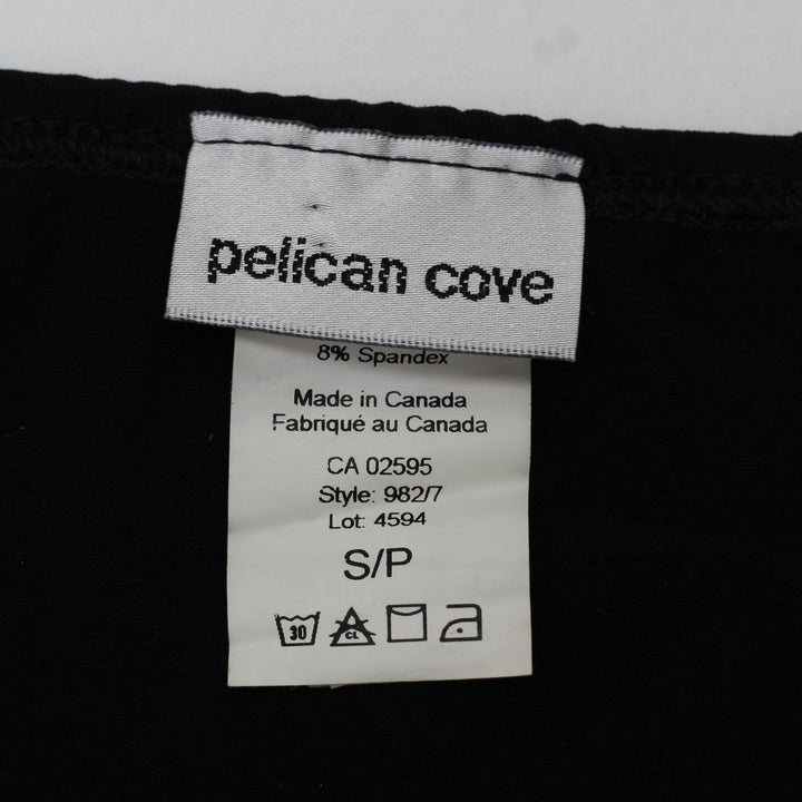 Y2K Ladies Pelican Cove Black Strappy Babydoll Tank Top