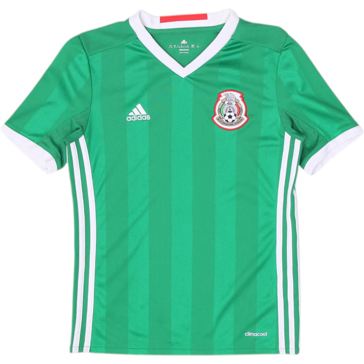 2016 Boys Adidas Mexico Home Soccer Jersey Size M | Migration_Jerseys | Fashion Rerun