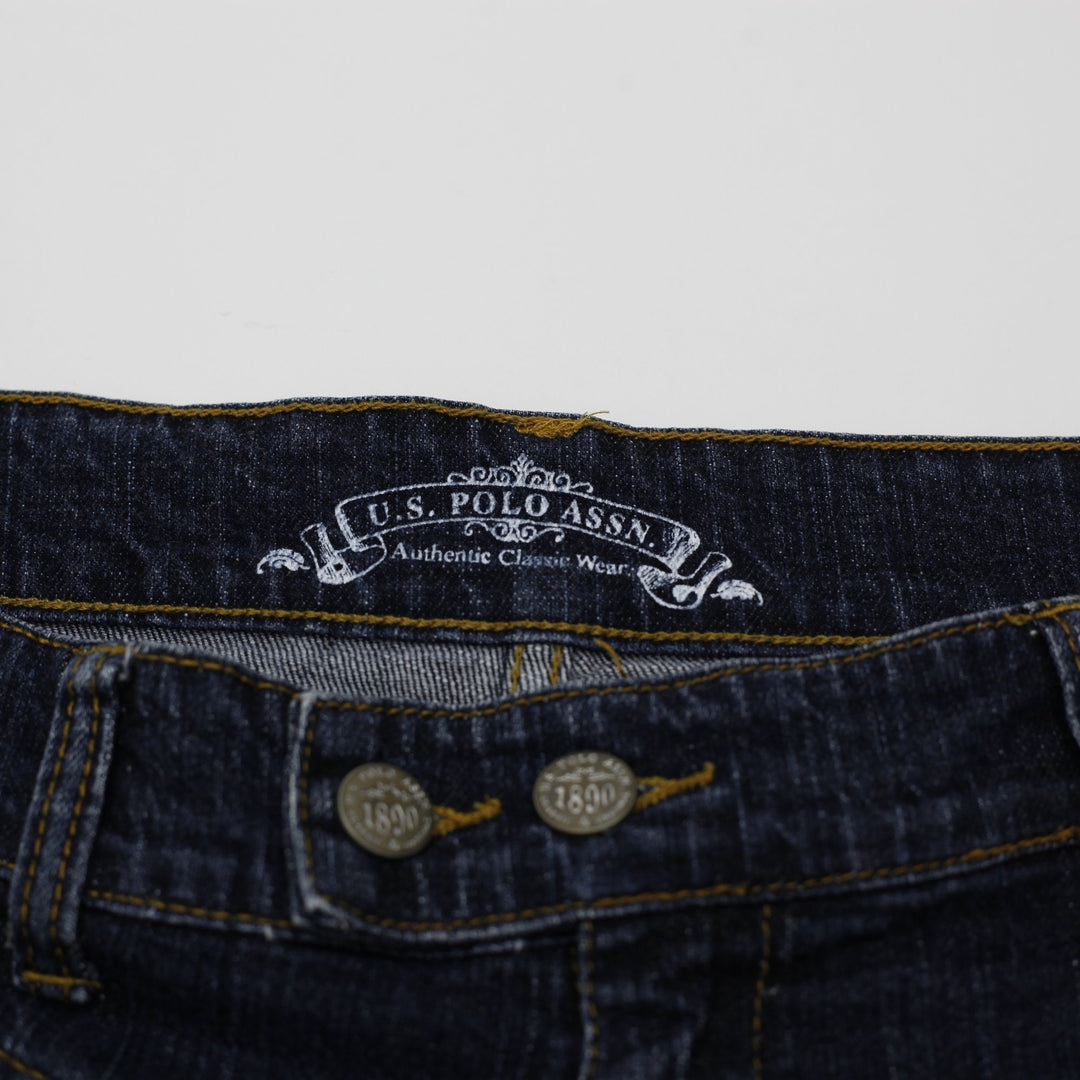 Ladies US Polo Assn Denim Retro Flared Jeans Size 10