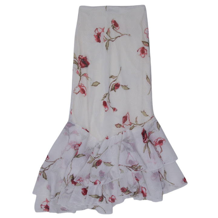 Y2K Floral Ruffled Skirt - Fashion Rerun Vintage Migration_Skirt
