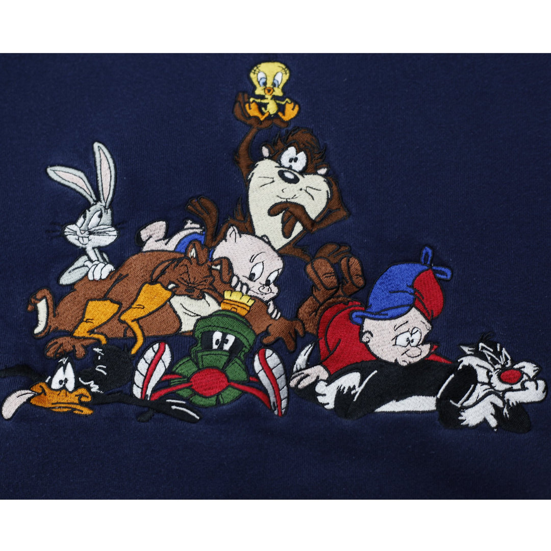 Vintage 90s Warner Bros Looney Tunes Full Character Sweatshirt Size XL | Migration_Sweatshirts - Alternate Vi | Fashion Rerun