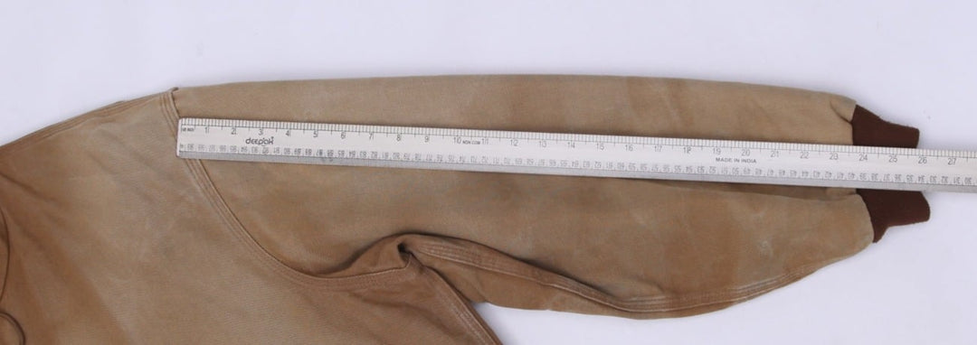 Mens Carhartt J140BRN Jacket Brown Hooded Workwear Coat 2XL Made In USA | Migration_Jackets WW Collection - V | Fashion Rerun