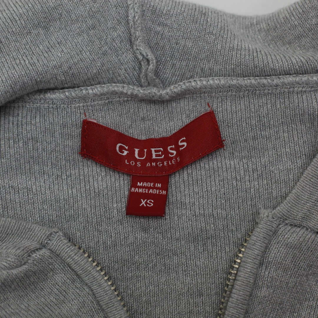 Y2K Ladies Guess Full Zip Sparkle Hoodie Size XS