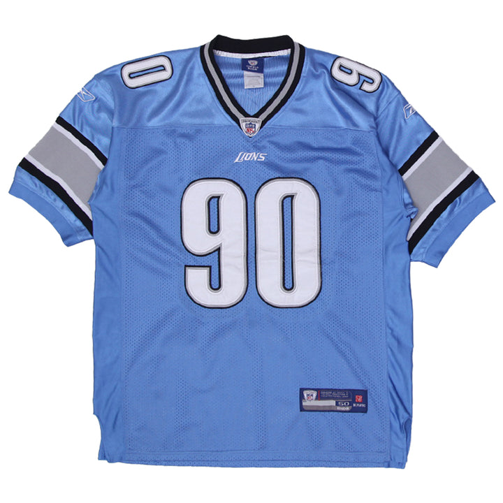 Mens NFL Players Ndamukong Suh #90 Detroit Lions Jersey