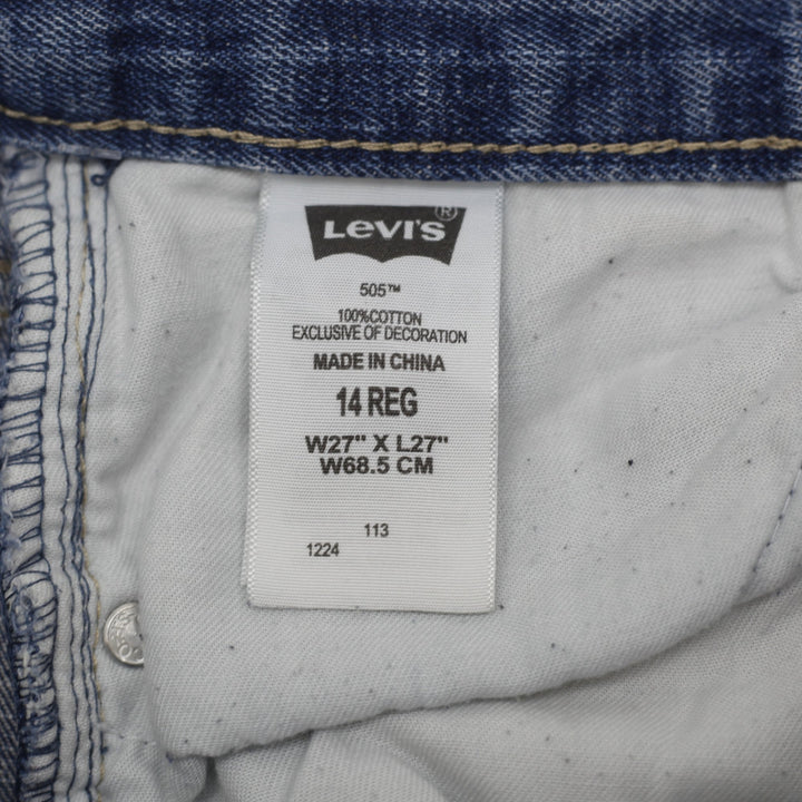 YOUTH BOYS Levis 505 Straight Leg Jeans Size 14