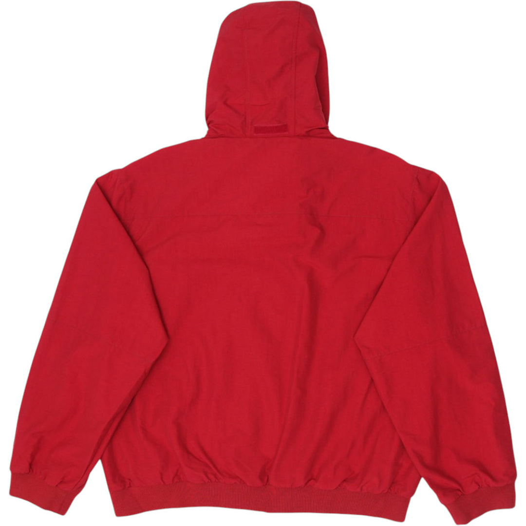 Mens Tommy Hilfiger Red Full Zip Hooded Jacket