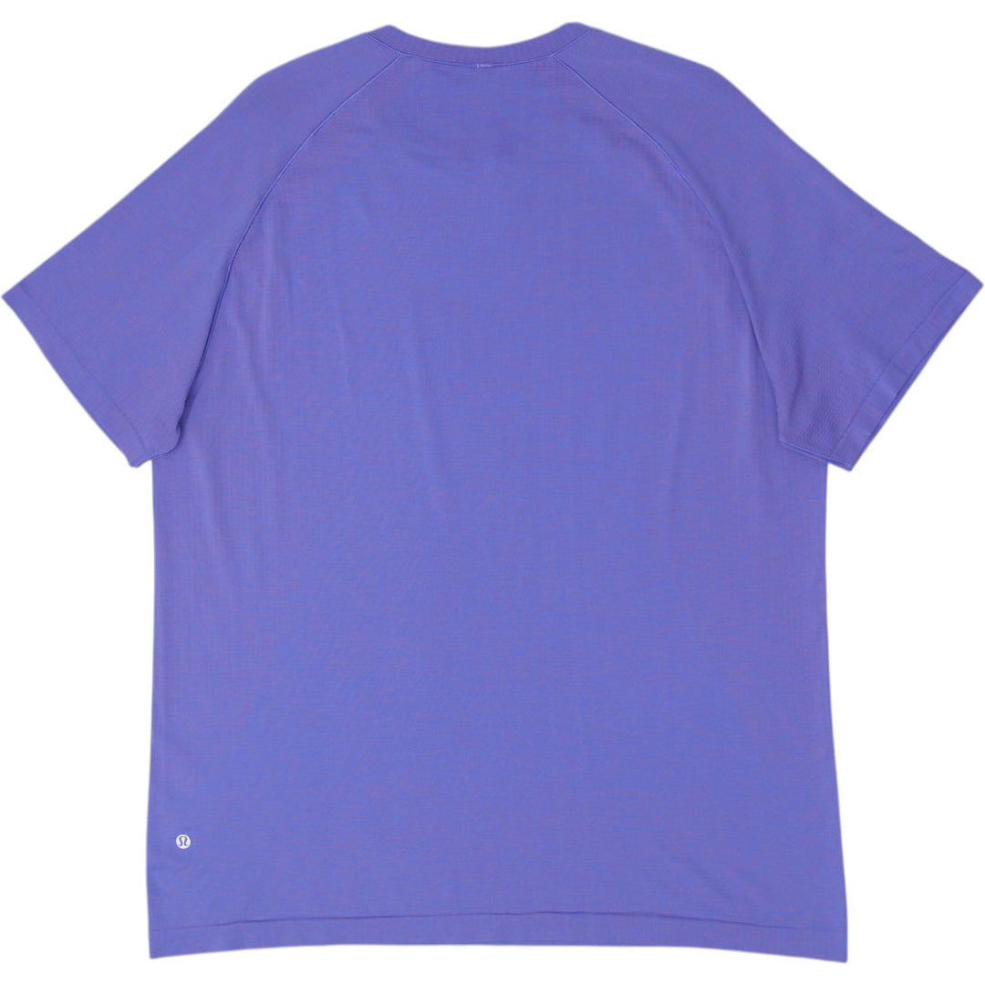 Mens Lululemon Metal Vent Tech Short Sleeve Shirt Purple Blue Size