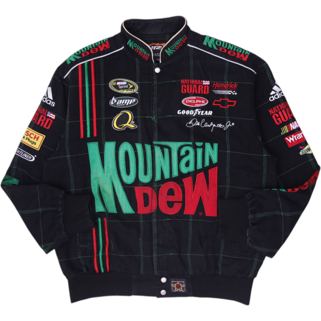 Vintage Mens JR Nation Dale Earnhardt Jr #88 Mountain Dew AMP Racing Jacket Sz L