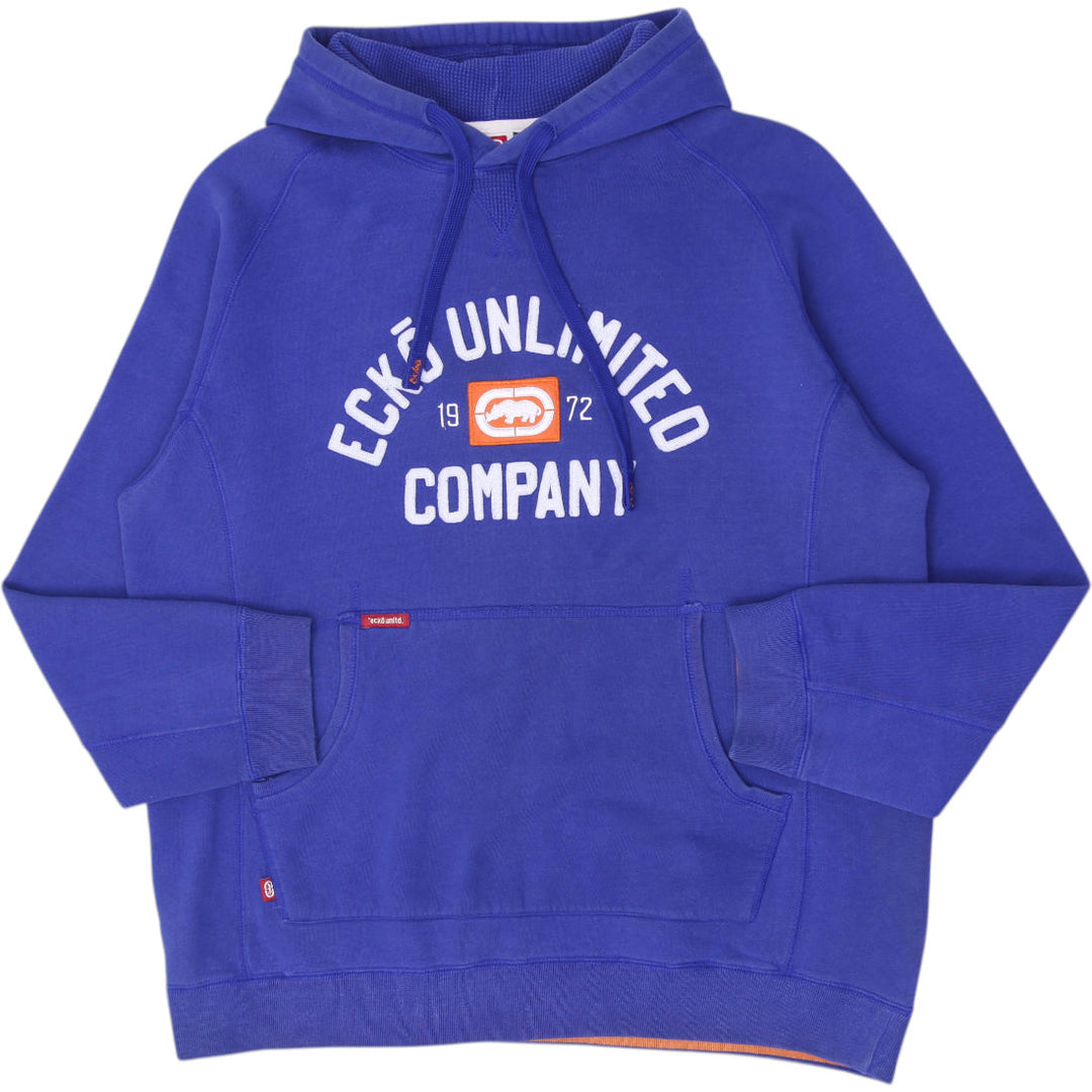 Mens Ecko Unlimited Heavyweight Fleece Pullover Hoodie Size L