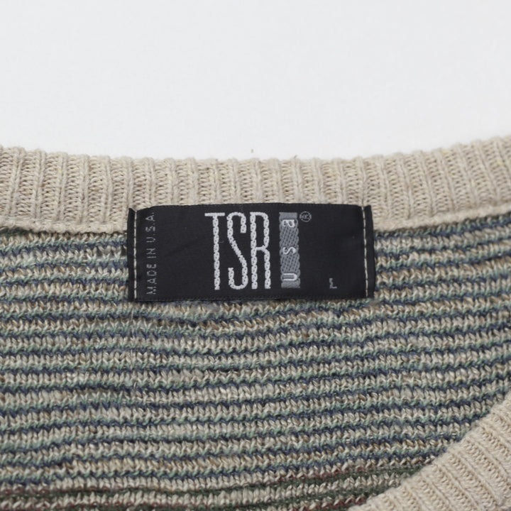Vintage TSR USA Knitted Sweater Made In USA Size Large - Fashion Rerun Vintage Migration_Sweaters
