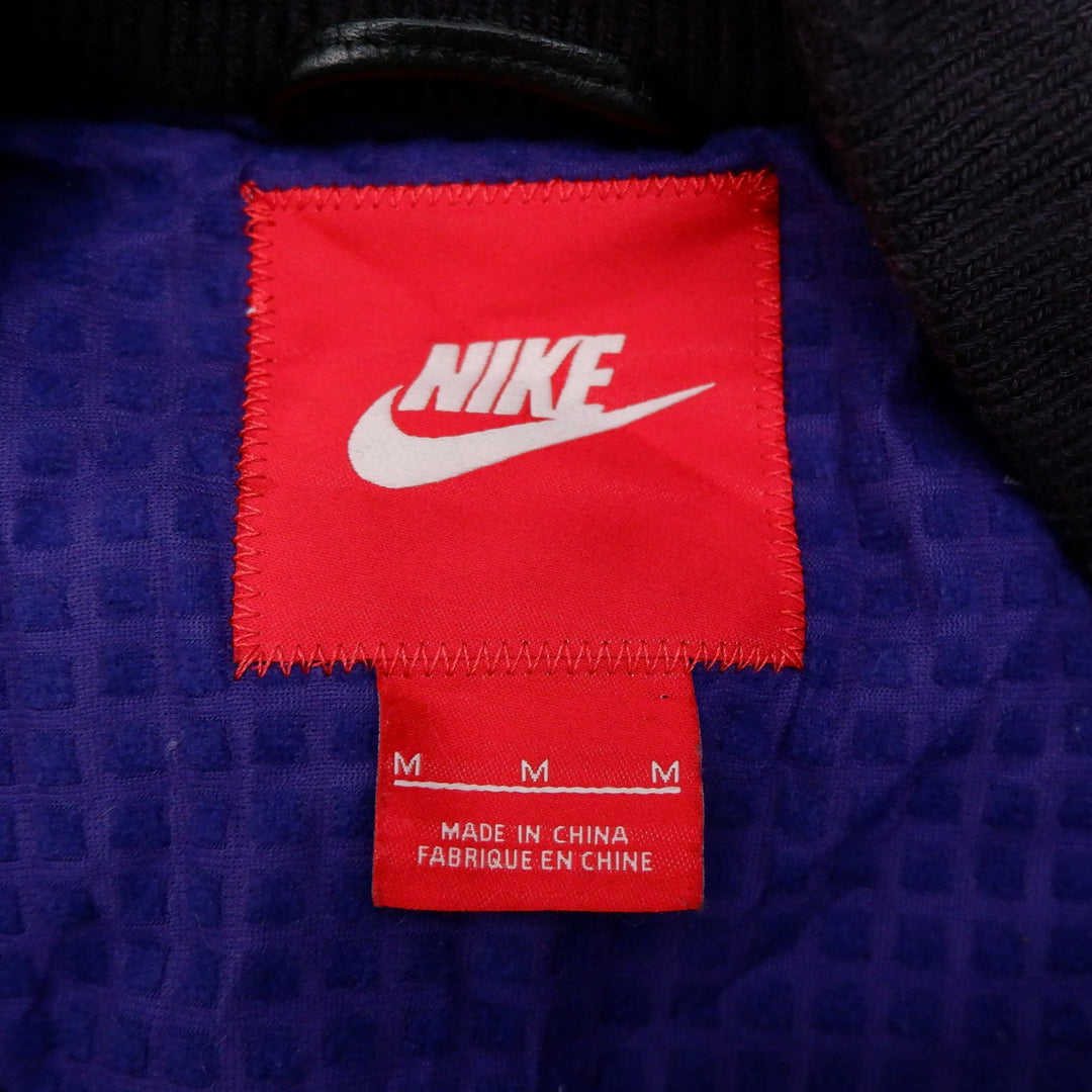 Mens Nike Destroyer Leather Sleeve Jacket