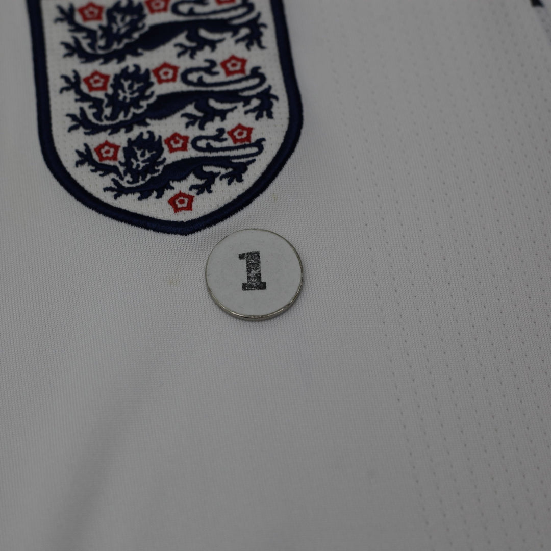 Vintage Umbro England Football 2007-2009 Home Jersey Size Large