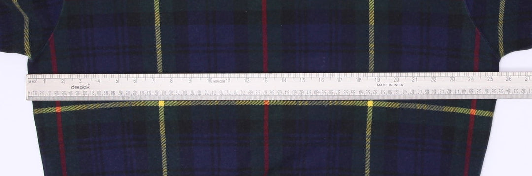 Vintage Ralph Lauren Plaid Modacrylic Cotton Crewneck Sweater Size M | Migration_Knitwear & Sweaters - View 6 | Fashion Rerun