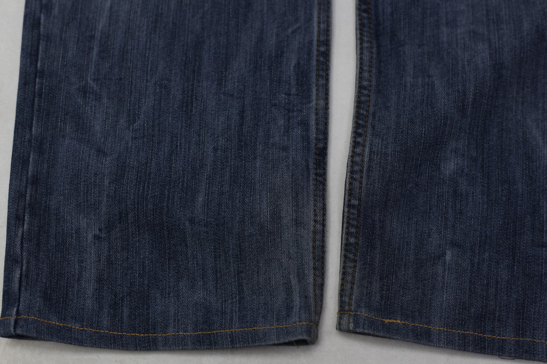 Y2K Mens Ed Hardy Skull & Dice Straight Leg Jeans