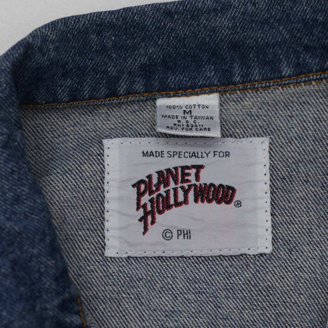 Vintage Planet Hollywood Costa Mesa Denim Jacket