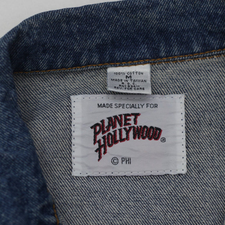 Vintage Planet Hollywood Costa Mesa Denim Jacket