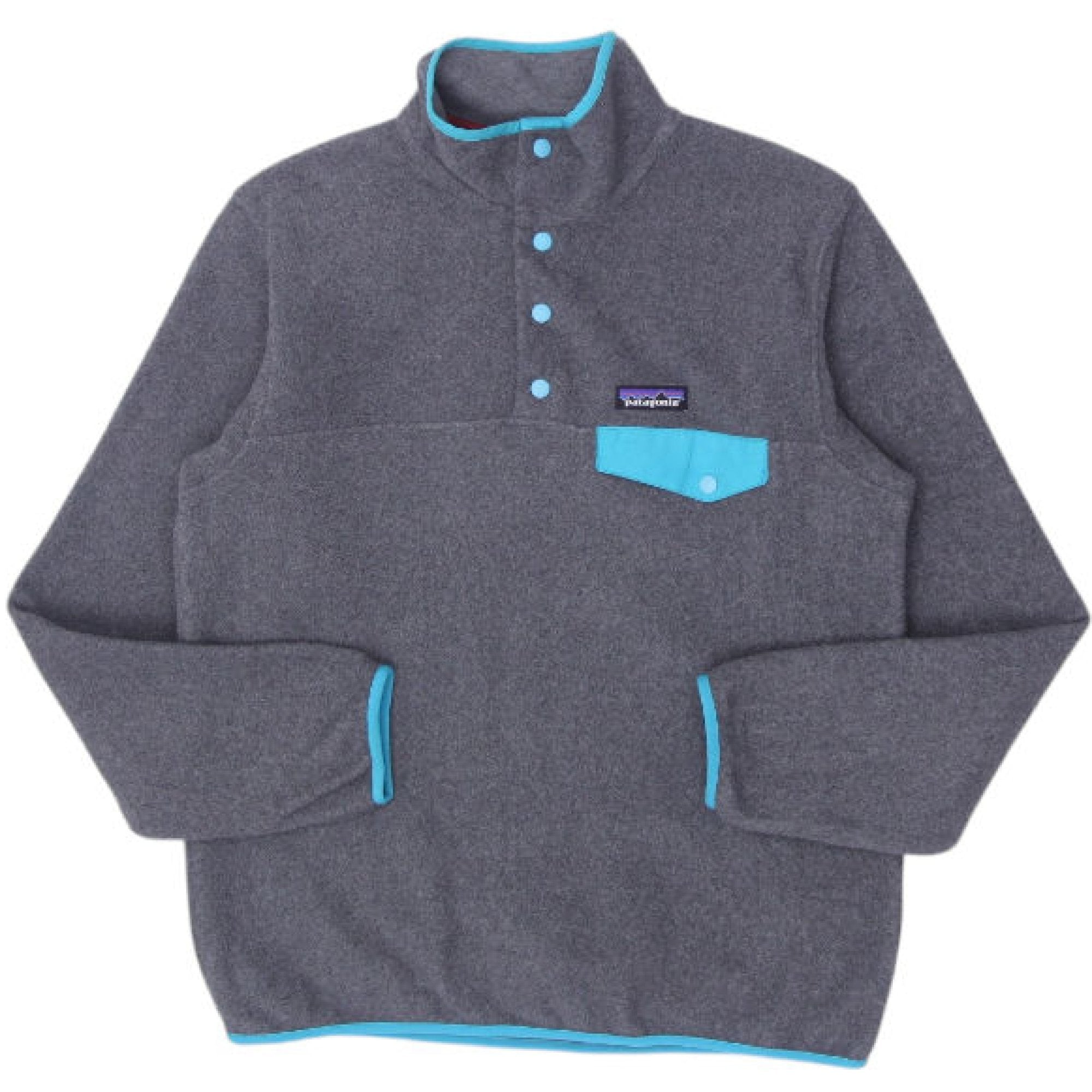 Shop Vintage Patagonia Synchilla Snap-T Fleece Pullover Gray made