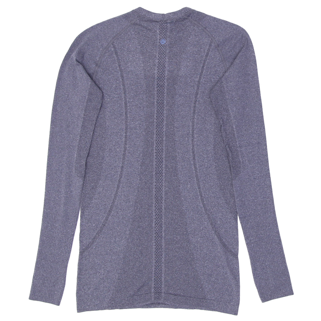 Ladies Lululemon Gray Long Sleeve T-Shirt