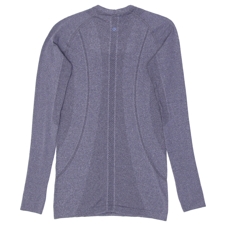Ladies Lululemon Gray Long Sleeve T-Shirt
