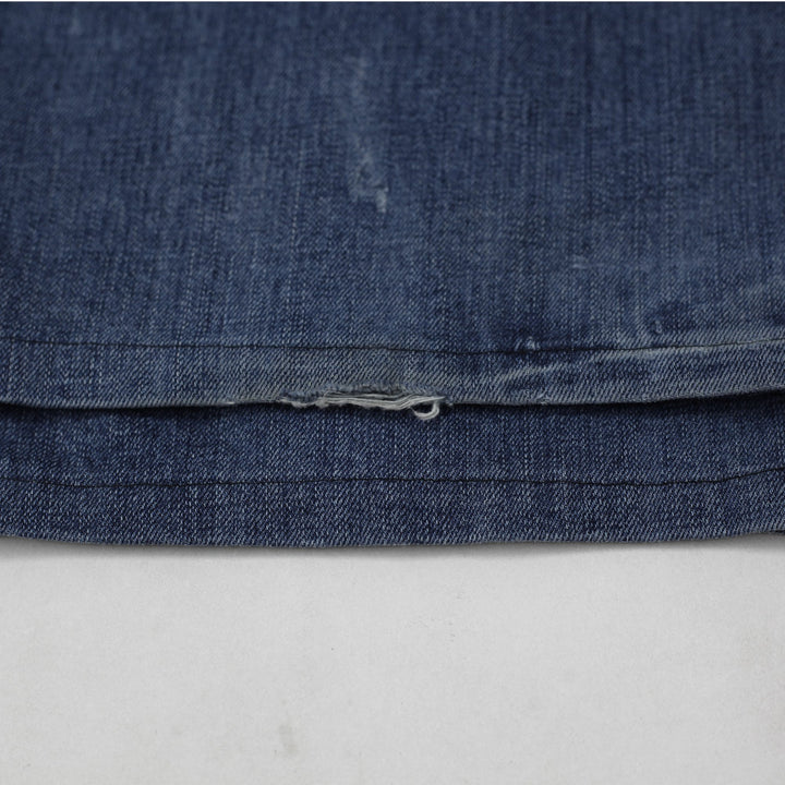 Y2K Mens Blue Denim Straight Fit Distressed Jeans Size 38 | Migration_Jeans & Pants - Back View | Fashion Rerun