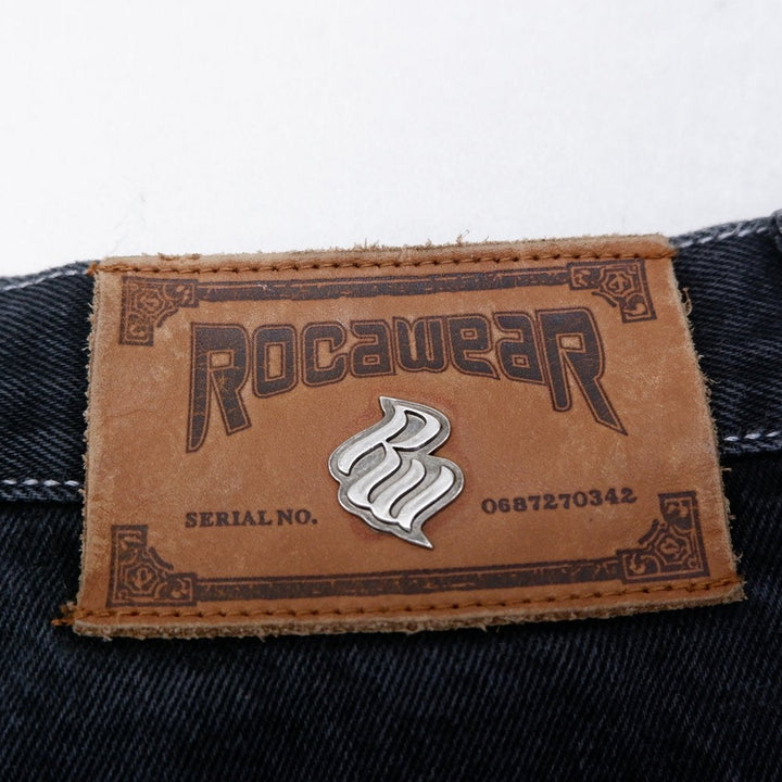 Y2K Mens Rocawear Straight Leg Wide Leg Baggy Jeans