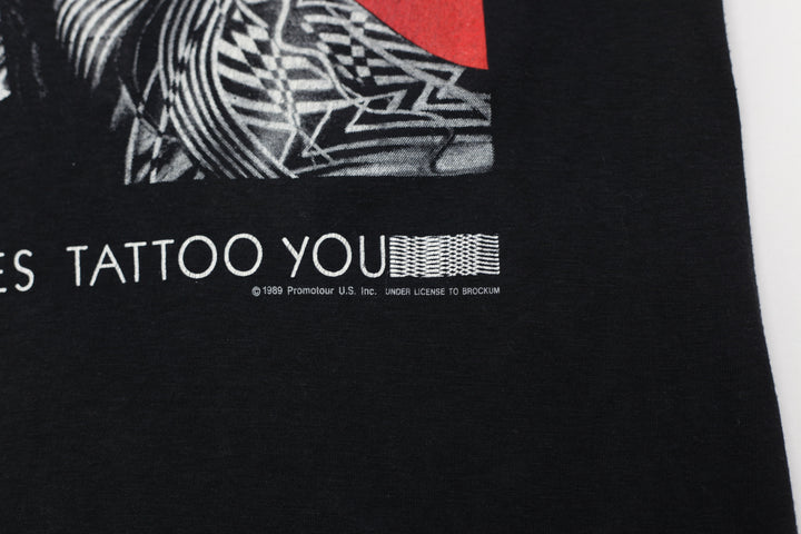 1989 Vintage Rolling Stones Tattoo You T-Shirt Single Stitch